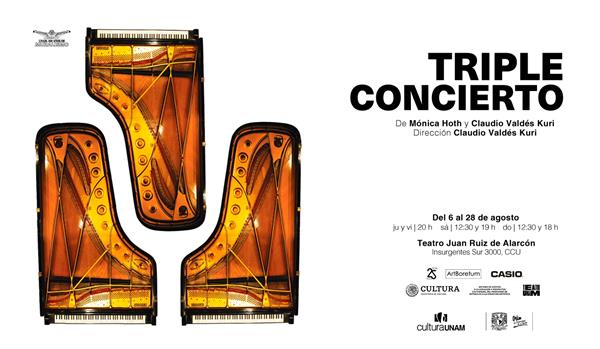 <p>Teatro UNAM. Triple concierto</p>