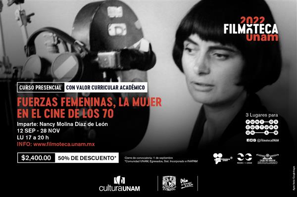 Curso presencial  Fuerzas Femeninas, la mujer en el cine de los 70