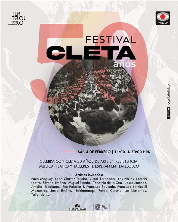 <p>Festival CLETA 50 años</p>