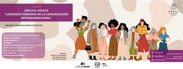 Curso en línea LIDERAZGO FEMENINO EN LA COMUNICACIÓN INTERGENERACIONAL