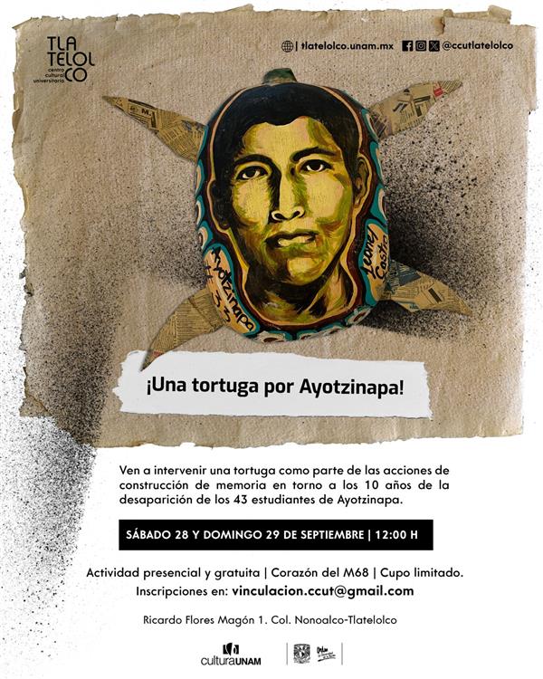 <p>Una tortuga por Ayotzinapa</p>