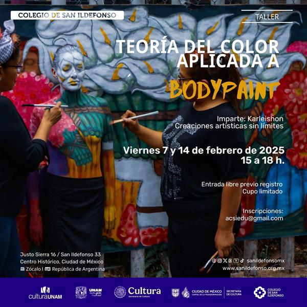 Taller  Teoría del color aplicado a bodypaint