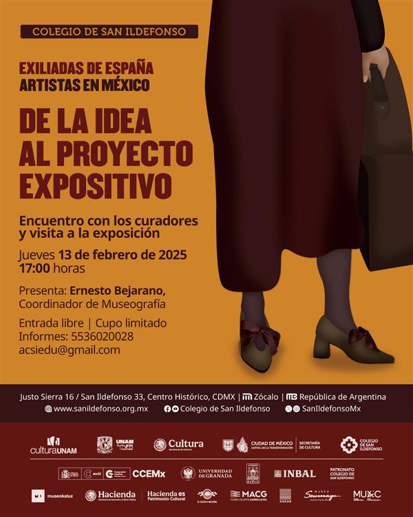 <p>De la idea al proyecto expositivo. Encuentro con los curadores y visita a la exposición</p>