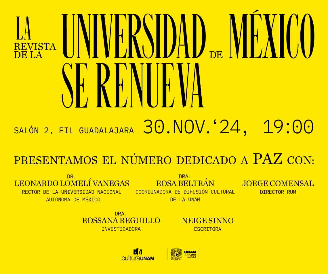 <p>La Revista de la Universidad de México se renueva</p>